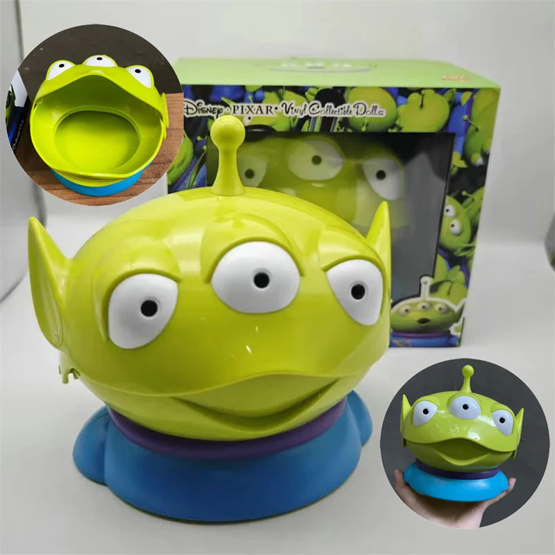 Anime Toy Story Alien Big Mouth Key Storage Box Statue ornamenti Desktop Cartoon Cute Figure regalo di natale