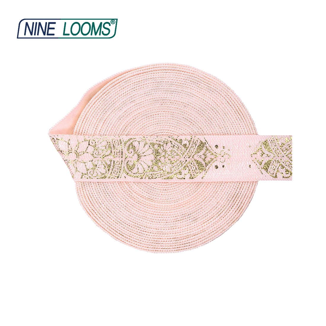 Neun Webstühle Folien druck über Gummibänder falten für 5/8 "15mm Leoparden Tupfen Spandex Bänder Haar gummi Stirnband Näh besatz 2 5 10 Yard – Detail 14