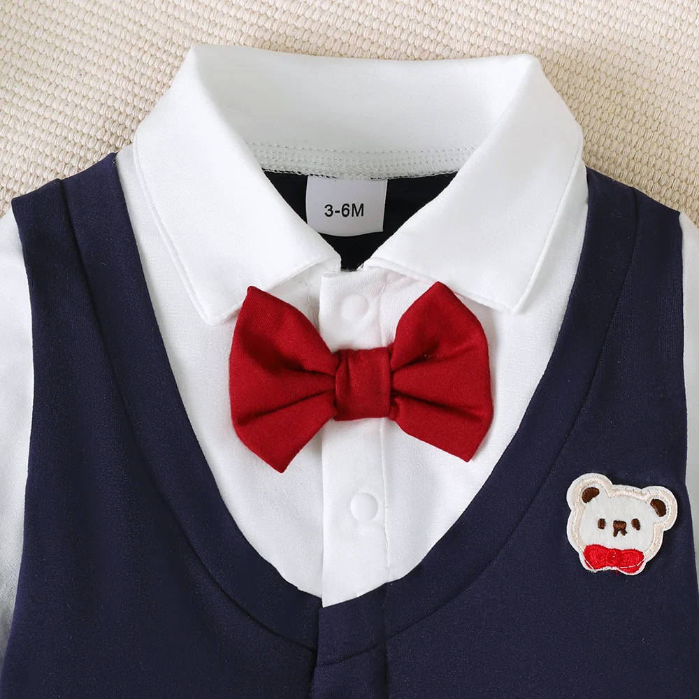 Combinaison de style gentleman - Embroidery Red avis et prix