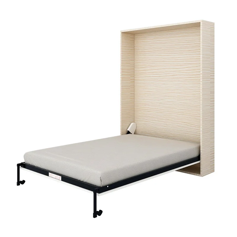 five accessories forward rollover hidden wall cabinet bed multi-function Murphy wardrobe hidden wall bed integrated