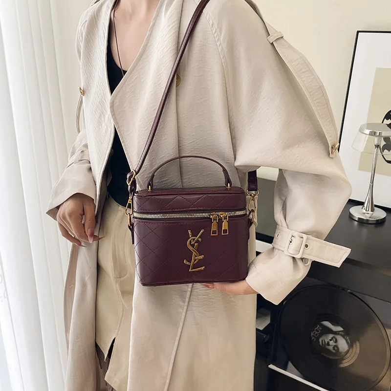 حقيبة مربعة صغيرة أنيقة جديدة للنساء حقيبة كتف متعددة الاستخدامات مع مقبض علوي، محفظة كروس بسيطة للاستخدام اليومي #4