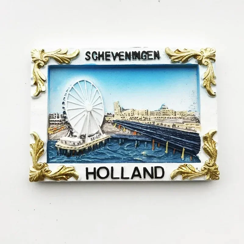 Holanda Scheveningen Imãs De Geladeira Holanda Lembranças Turista Home Decor Foto Parede Adesivos Magnéticos Presentes De Casamento De Aniversário