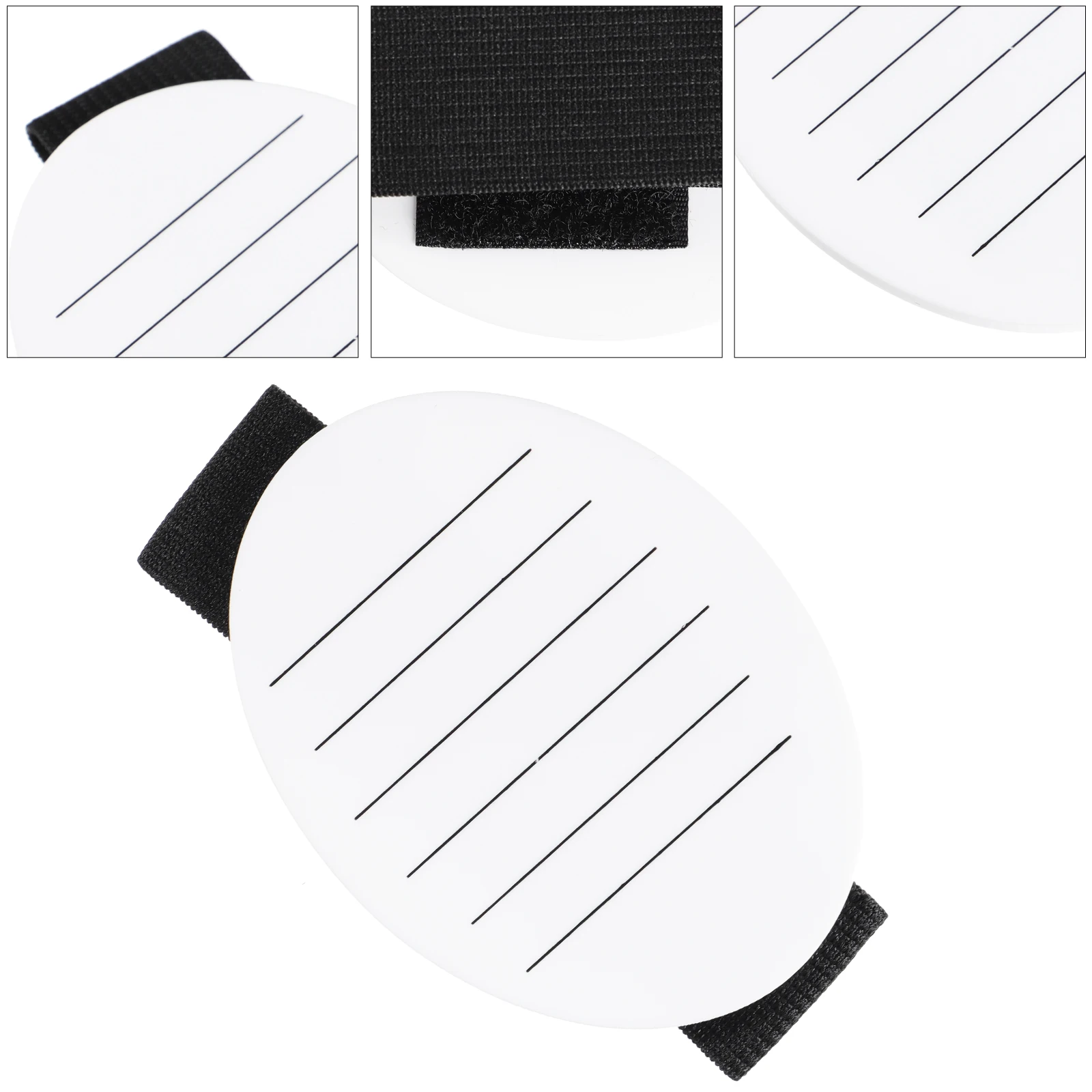 Palette d'extension de cils professionnelle, plaque de support de cils blancs, dragonne, Durable et léger, outil manuel en acrylique pour cils