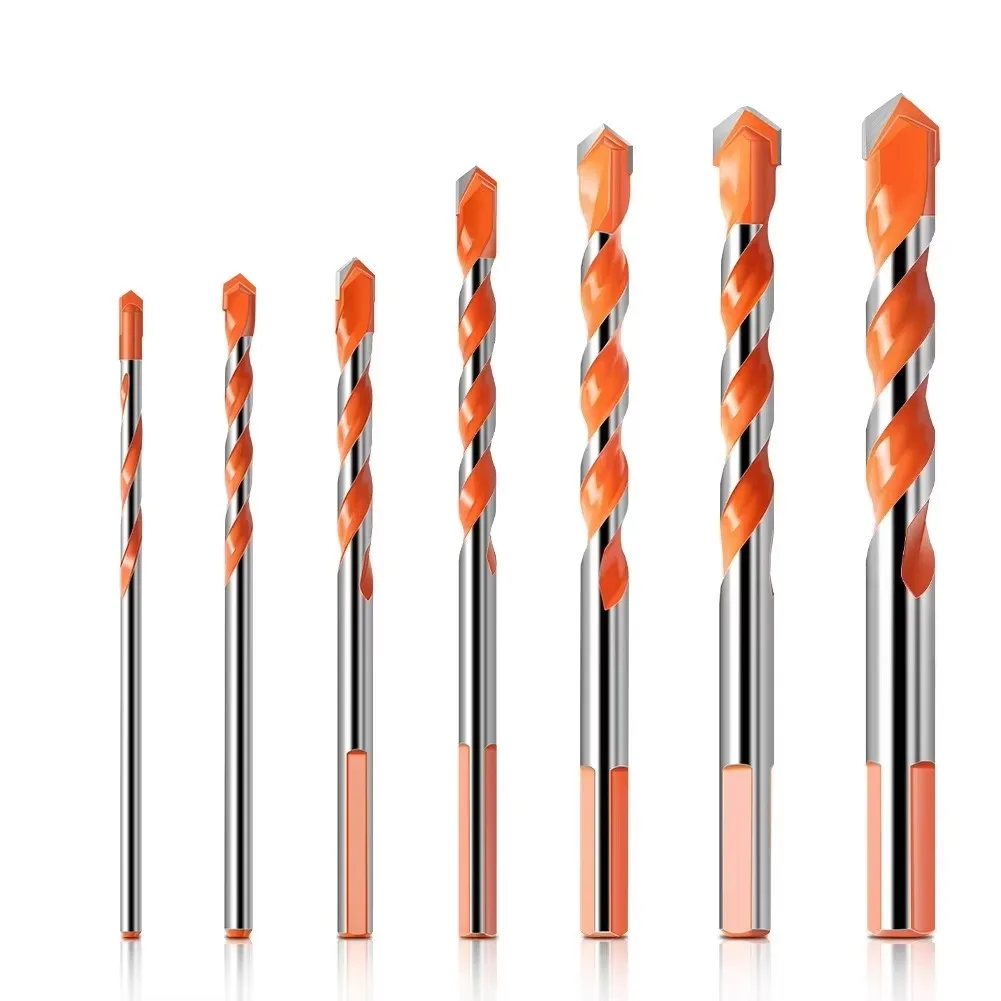 3mm 4mm 5mm 6mm 8mm 10mm 12mm 샹크 오버로드 드릴 유리 타일 펀치 홀 오프너 콘크리트 시멘트 삼각 비트 스틸 비트