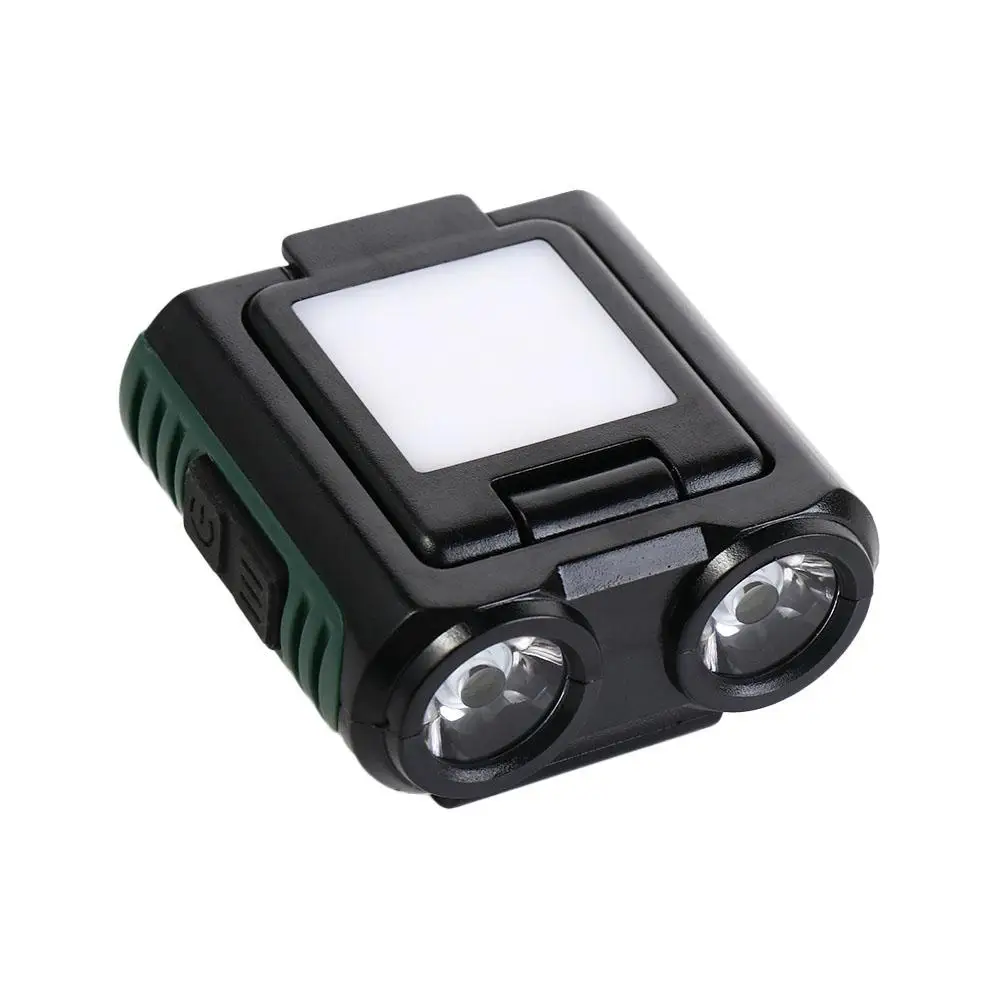 Portable USB Rechargeable Induction Headlamp Search Light Waterproof Cap Clip Light LED 1200Mah Sensor Headlamp Camping