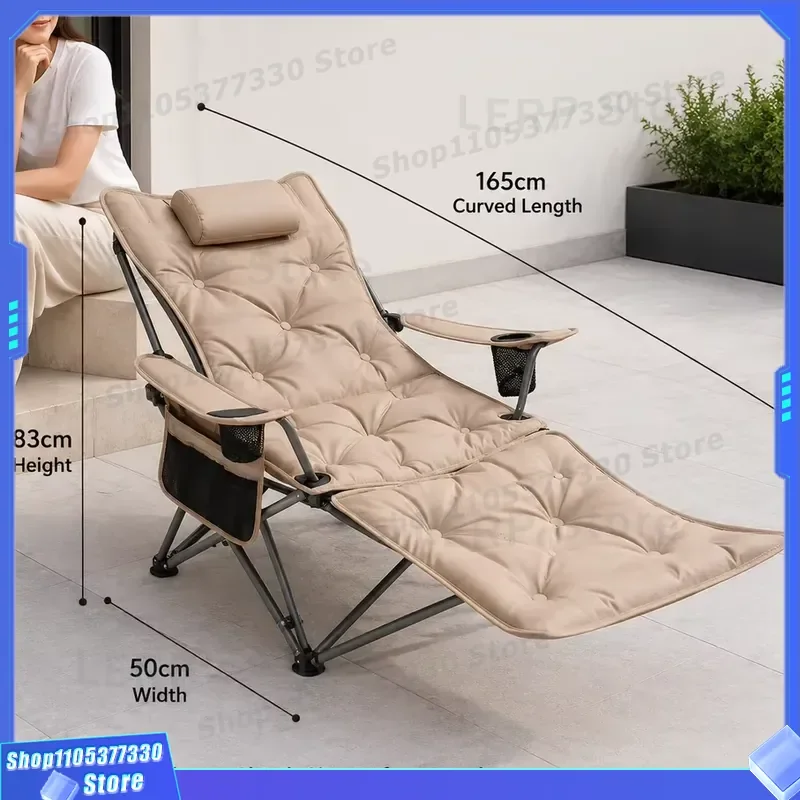 Portable Folding Camping Chair Oxford Cloth Outdoor Fishing Hiking Travel Seat Lightweight Garden Furniture for Picnic Beach