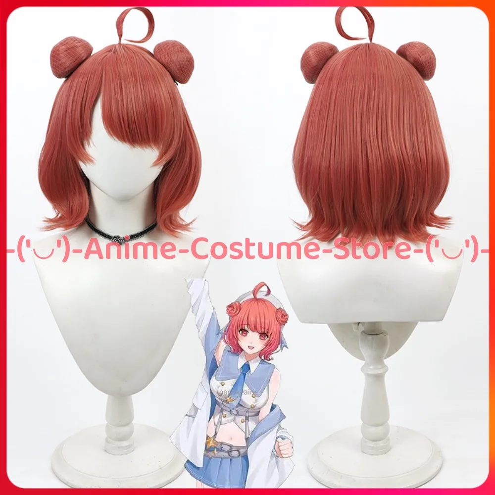 

VTuber Yumeno Akari Косплей Парик Пучки Аниме Игровой Персонаж Хэллоуин Карнавальный Костюм Парики Термостойкие Синтетические Волосы