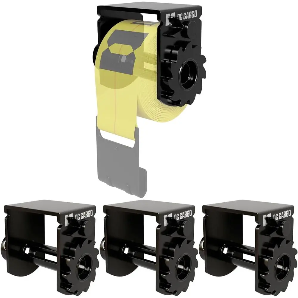 4-Pack Heavy-Duty Sliding Winch for Cargo and Flatbed Trailers | Stand Tie-Down Winch