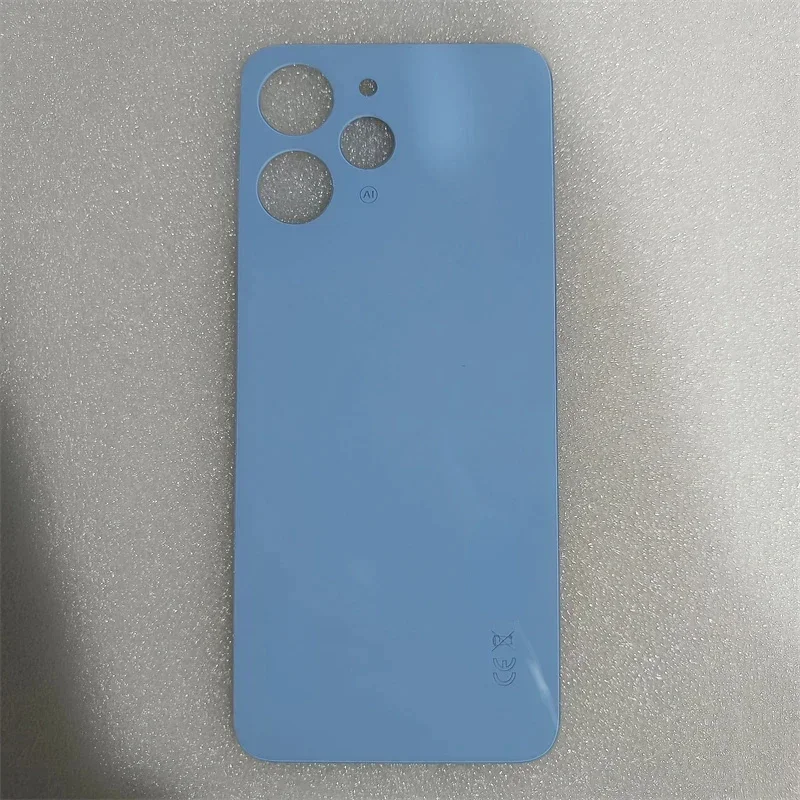 For Redmi 12 4G 23053RN02A Back Battery Cover Rear Door Housing Case Glass Panel Replace