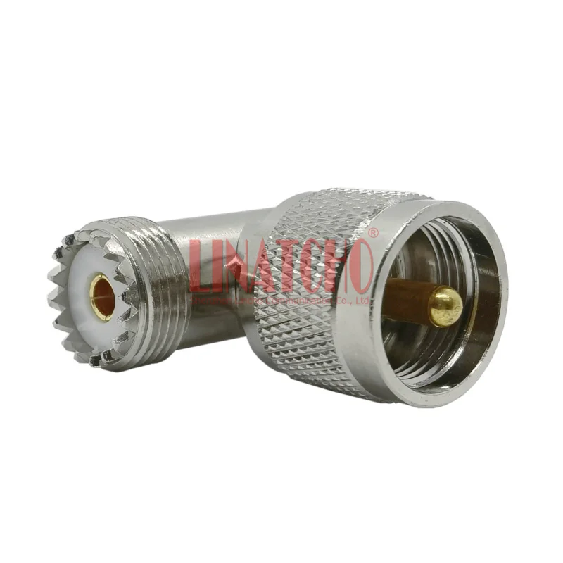 RF 2 Way RF Splitter Triple T Type PL259 UHF Male to Double UHF Female Adapter Connector for Cable Extension