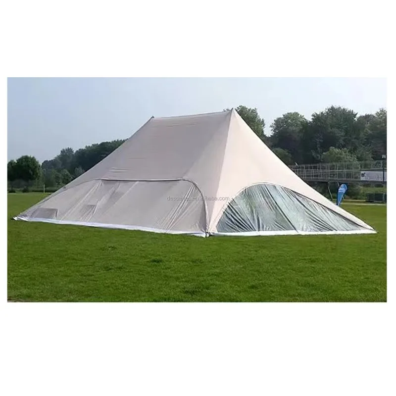 YTYIN Elegant Double Pole Star Shaped Marquee Event Tents For Sun Shelter