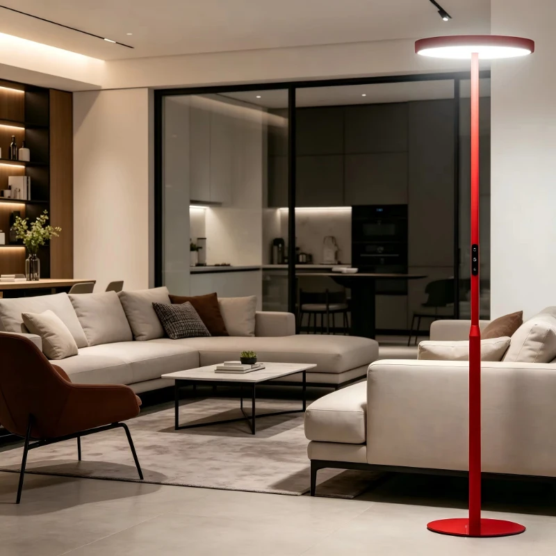 Hot-selling modern living room night light floor lamp vertical floor lamp decorative aluminum standard dimmable LED floor lamp