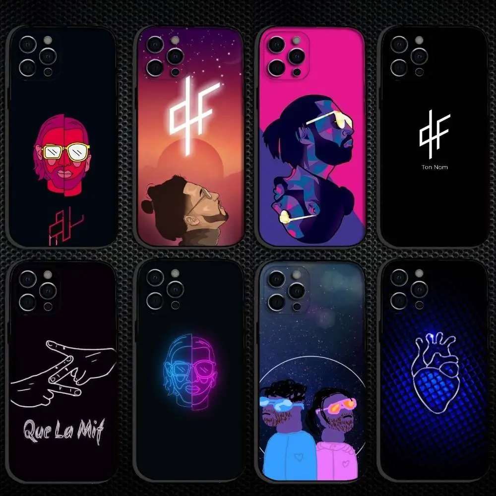 

P-PNL QLF Rapper Singer Phone Case For iPhone 16,15,14,13,12,11 Plus,Pro Max, Others Soft Black Cover