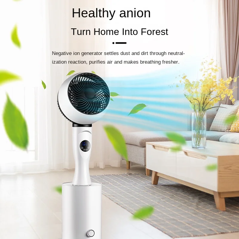 Negative Ion Purification Air Circulation Fans Air Spray Cooling Silent Table Vertical Humidifier Fan Atomization Fan Cooling