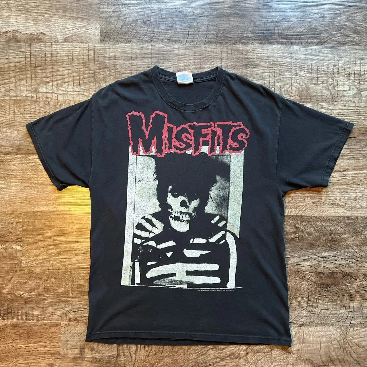 

2002 Misfits II Black Band Graphic T shirt Reprint Unisex tee NH8953