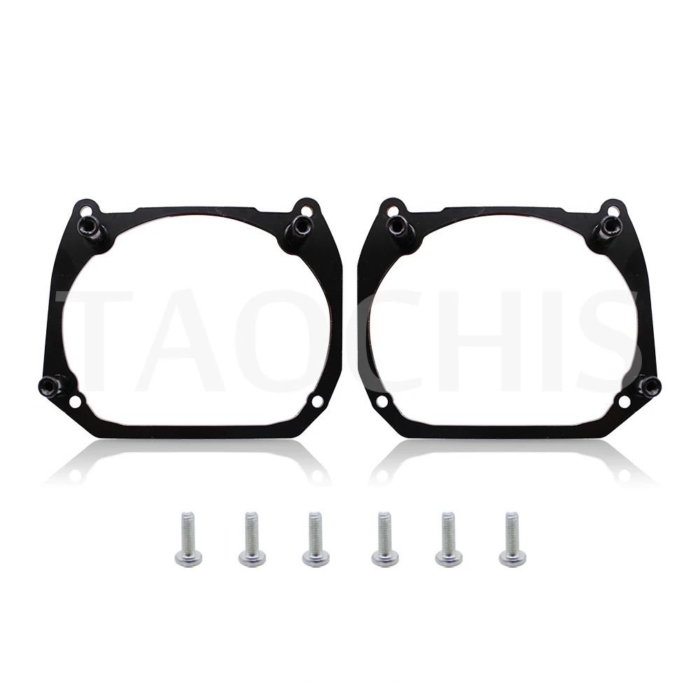 

Taochis Car-Styling Adapter Frame Headlight Bracket for Porsche Cayenne 2011 AFS stepper motor type Hella 3R 5 G5 projector lens