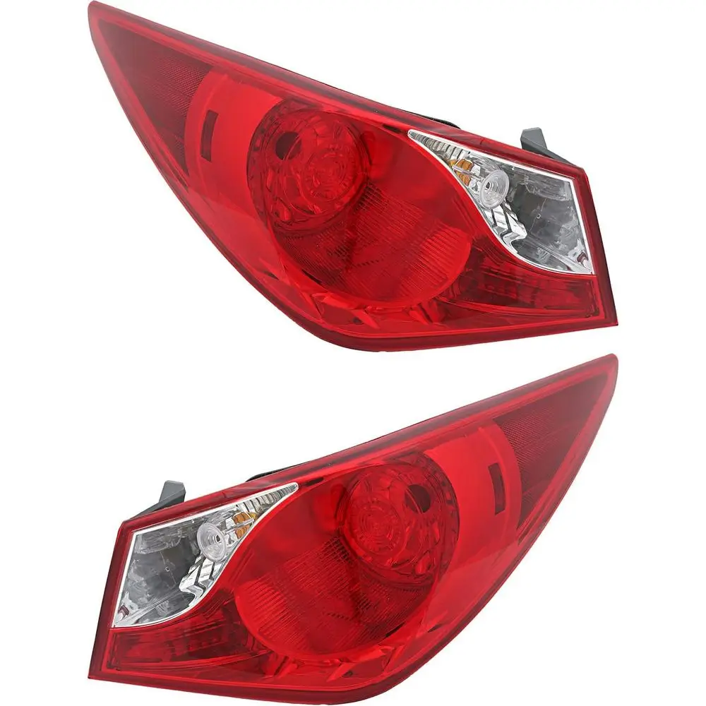 Outer Tail Light Compatible With Hyundai Sonata 2011 2012 2013 Driver Left And Passenger Right Side Pair Set Taillamp
