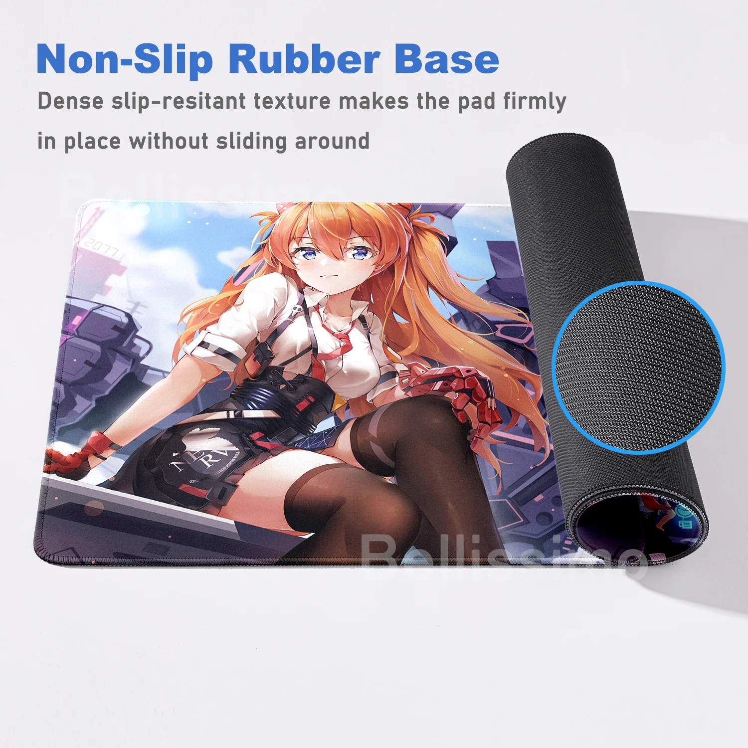 Anime Muismat E-Evangelion Grote Gaming Muismat Xxl Gamer Uitgebreide Bureau Mat E-Sport Muis Mat Rubber PC toetsenbord Bureau Pad