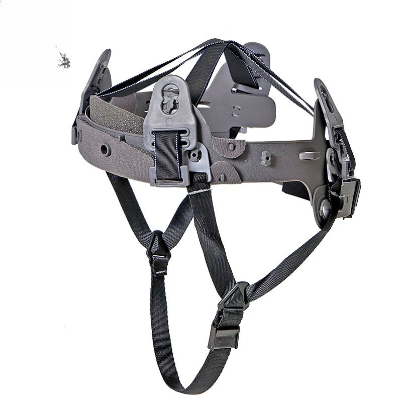 Hard hat, lined construction site helmet, anti-smash knitted fabric Y-shaped lower forehead strap accessories