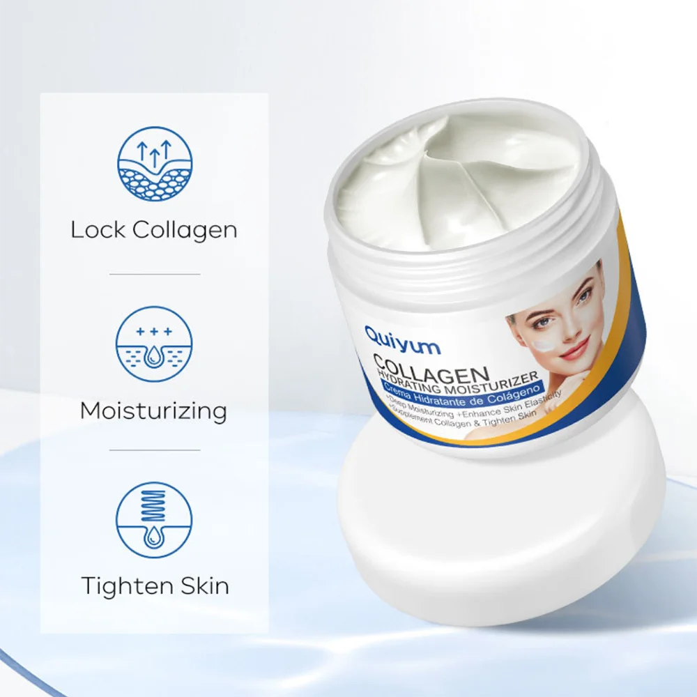 Collagen Moisturizer Whitening Face Cream Crema Corporal Hidratante Para El Rostro Blanqueador Piel Melasma Creme Solaire Visage