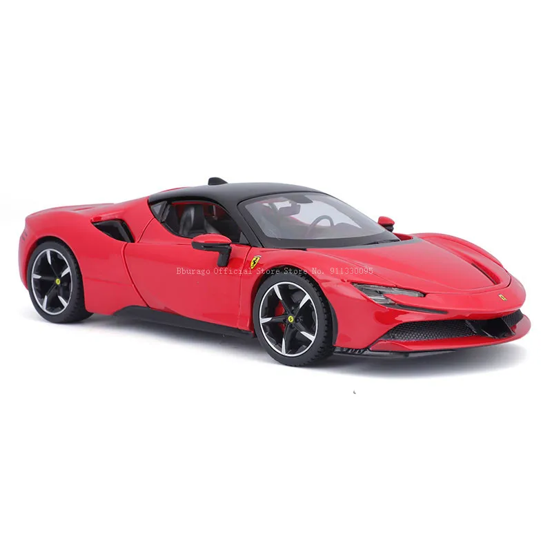 Bburago 1:24 Scale Ferrari SF90 STRADALE Alloy Luxury Vehicle Diecast Cars Model Toy Collection Gift