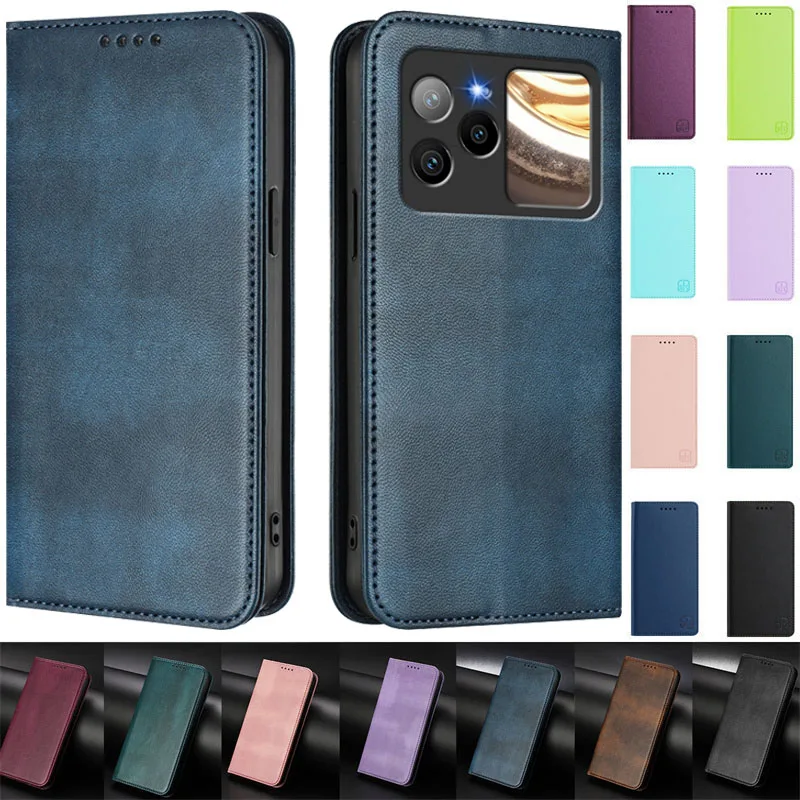 Capa Magnética para BLU Bold N4, Capa de Couro com Suporte e Função de Carteira para BLU Bold N4, Capa Traseira para Telefone