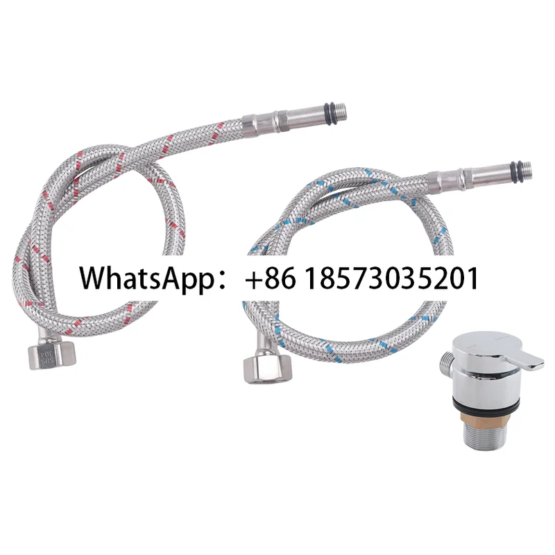 Stainless Steel Embedded Shower Mixer Valve – Hot & Cold Water Mixing Valve For RV, Boat, Bathtub – Precise Temperature Control