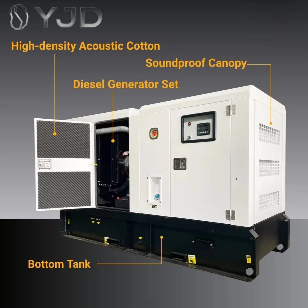 Power by Cummin Single/three Phase ATS 240V 50Hz/60Hz 400KVA 500KVA 600KVA Silent Diesel Generator