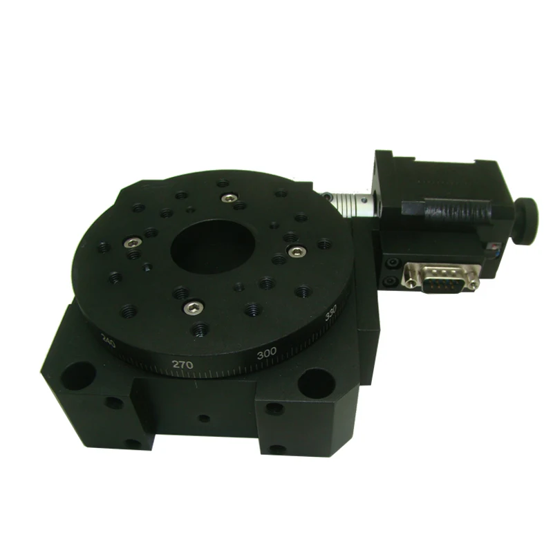 

Motorized Rotary Stage 01RS002 CNC 3 Axis Linear Translation Table with Rotary Motion for Precision Engineering Applications