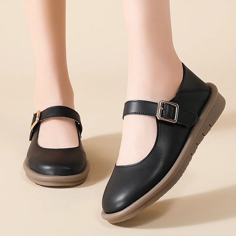 

Autumn/Four Season Fashion Comfortable Women's Loafers Soft Non-slip Wear-resistant Flat Shoes Outdoor Casual Shoes Mom Shoes
