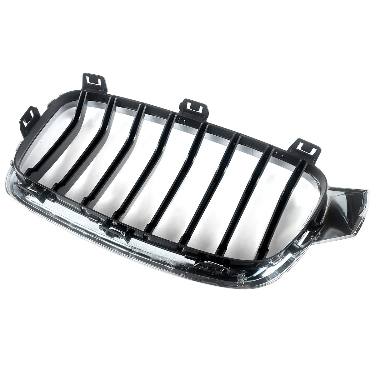 MAGICKIT Right side Front Grilles Chrome&Black Front Kidney Grille For BMW 3 Series F30 F31 F35 2012-2018 Car Accessories