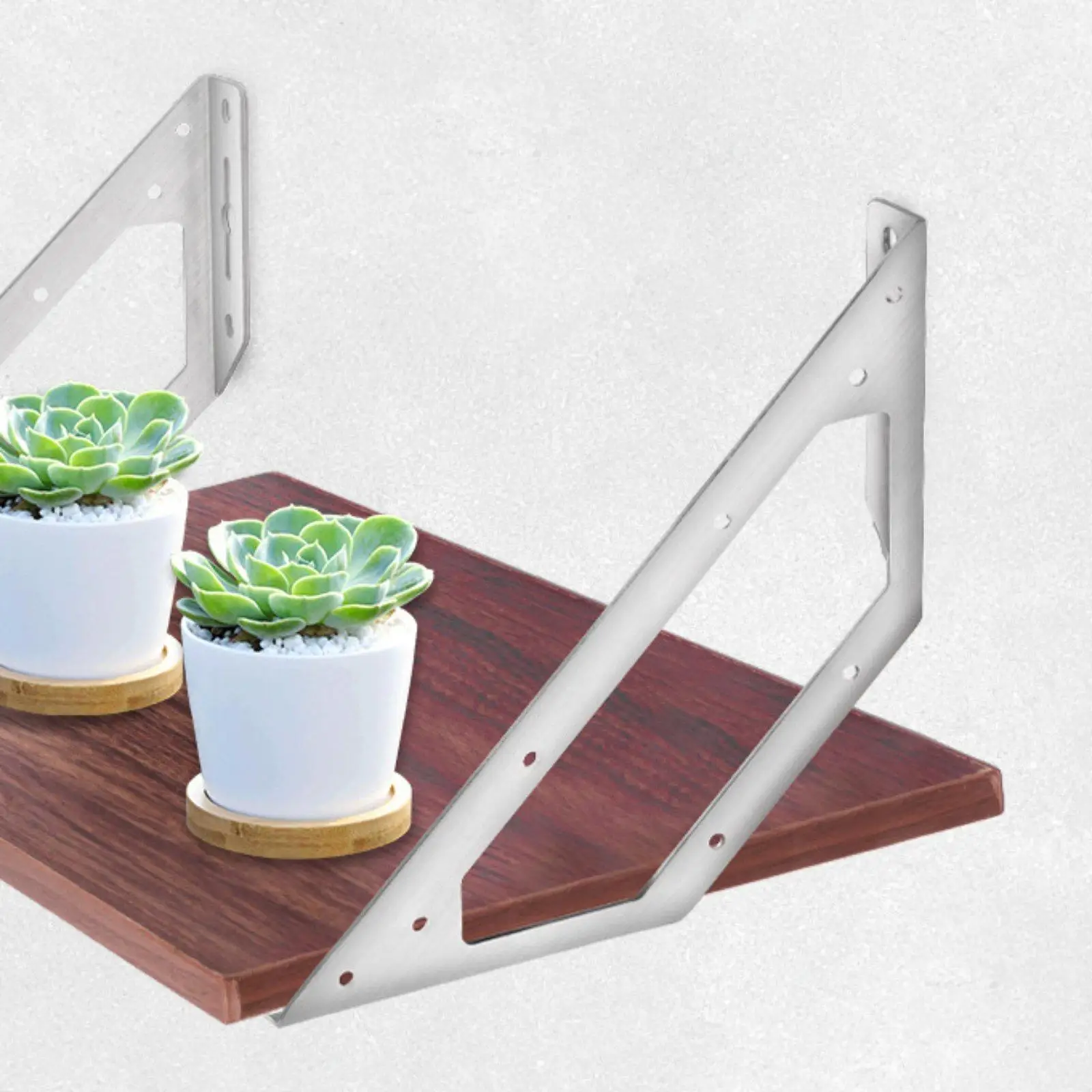 4 Pieces Furniture Corner Connector Metal Angle Bracket for Table Cabinets