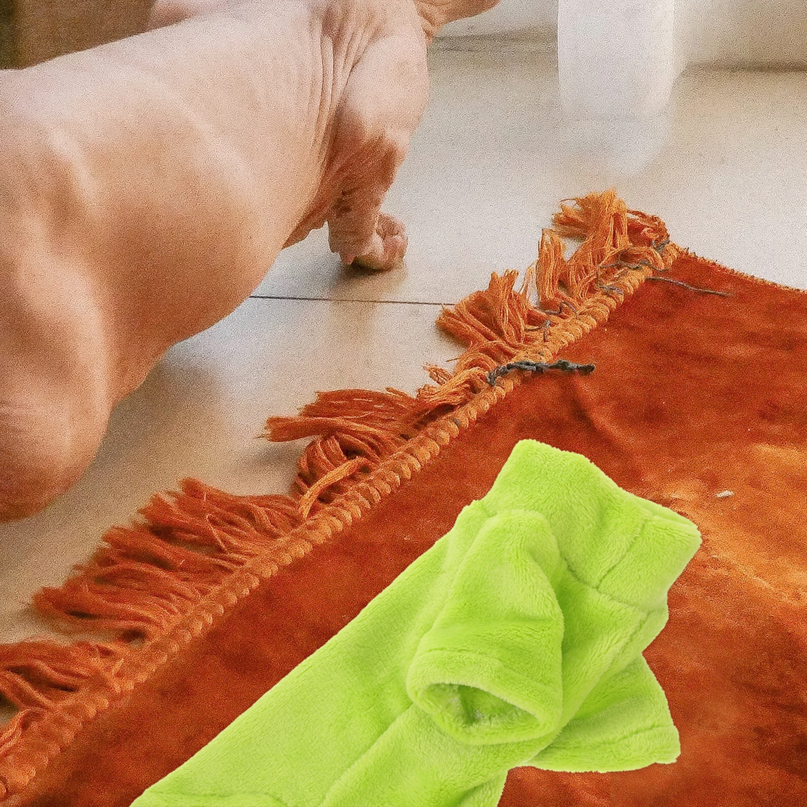 

High Neck Clothing XS Size Soft Winter Clothes Jacket for Sphynx Cats Light Green Dog Cat Costume Vest Pet Clothes