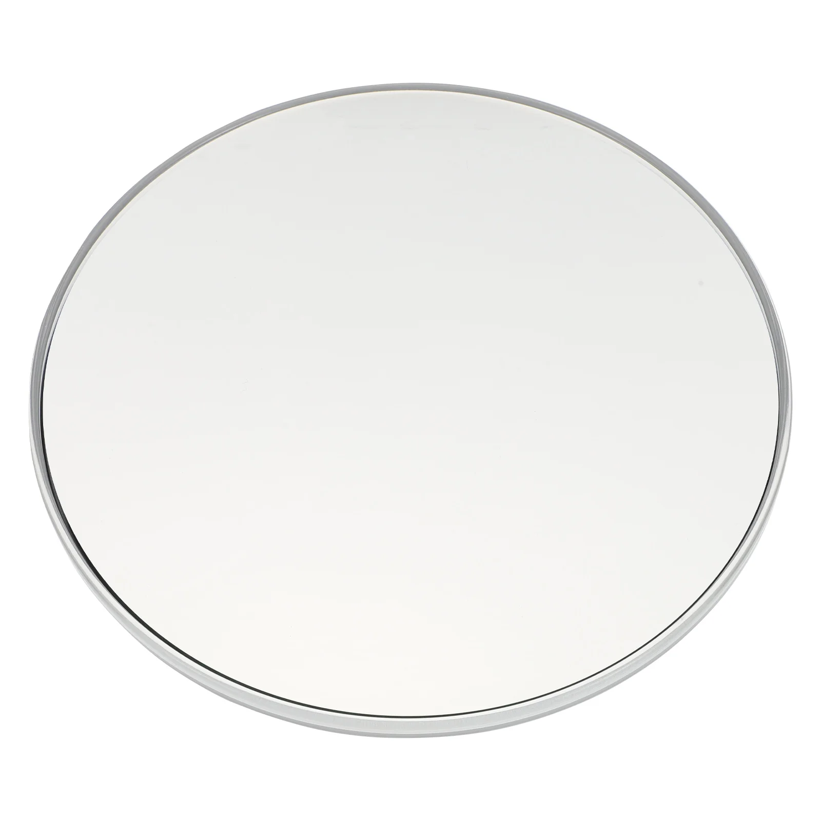 Vanity Tables Suction Cup Mirror Round Magnifier Magnifying Makeup Decor Silver Travel