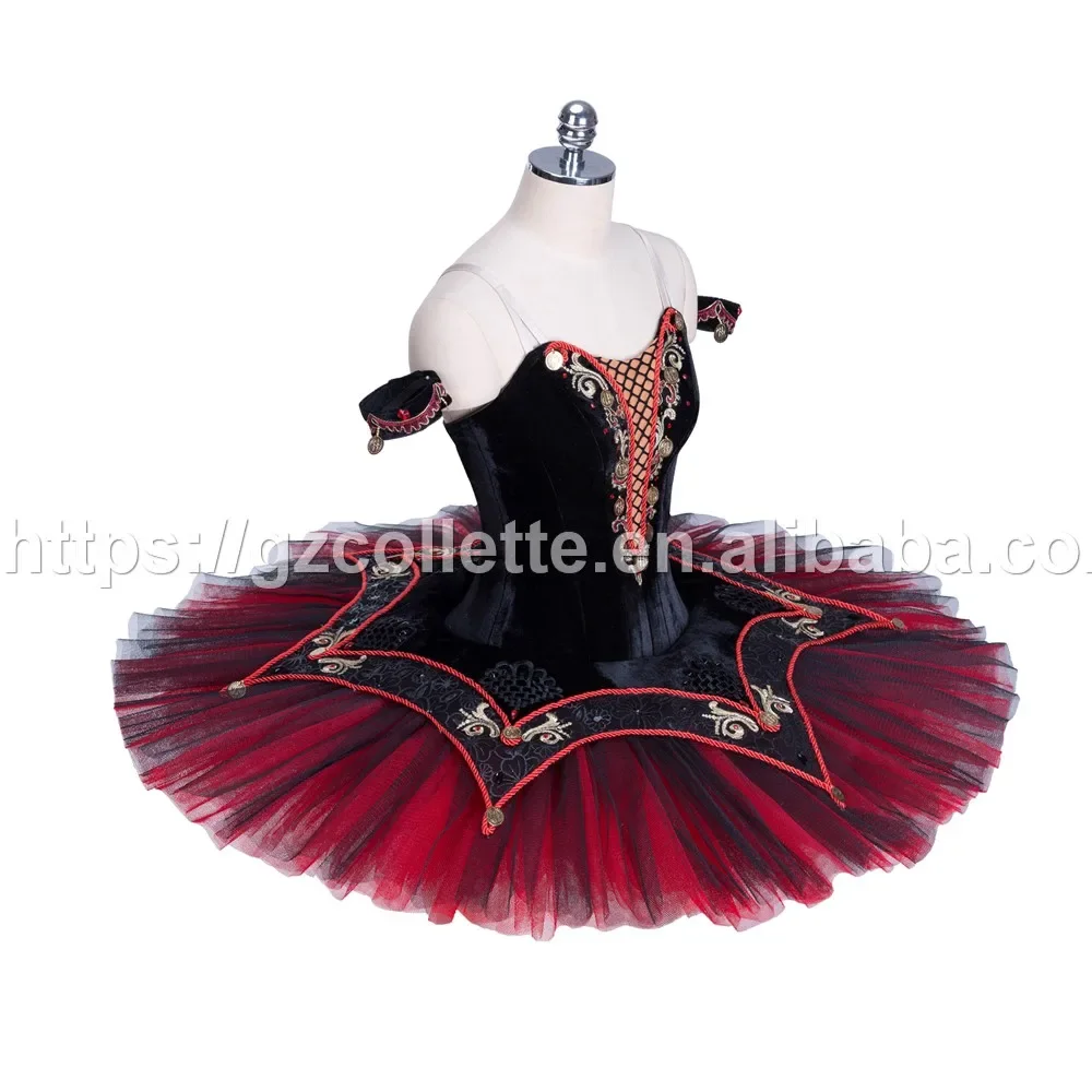 girls dance tutu adult customized Don Quixote Fairy Tutu adult red Classic Hooped Tulle dance costumes ballet  tutu professional