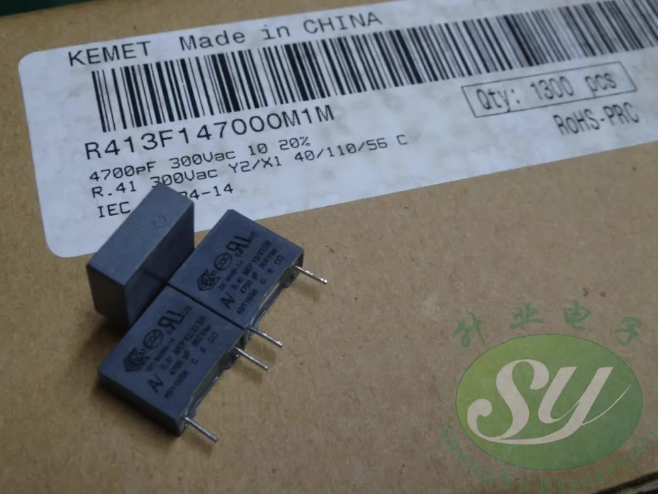 

20PCS AV R41 0.0047uf/300VAC 4.7nf 4700pf 4n7 472 New 10mm film capacitor