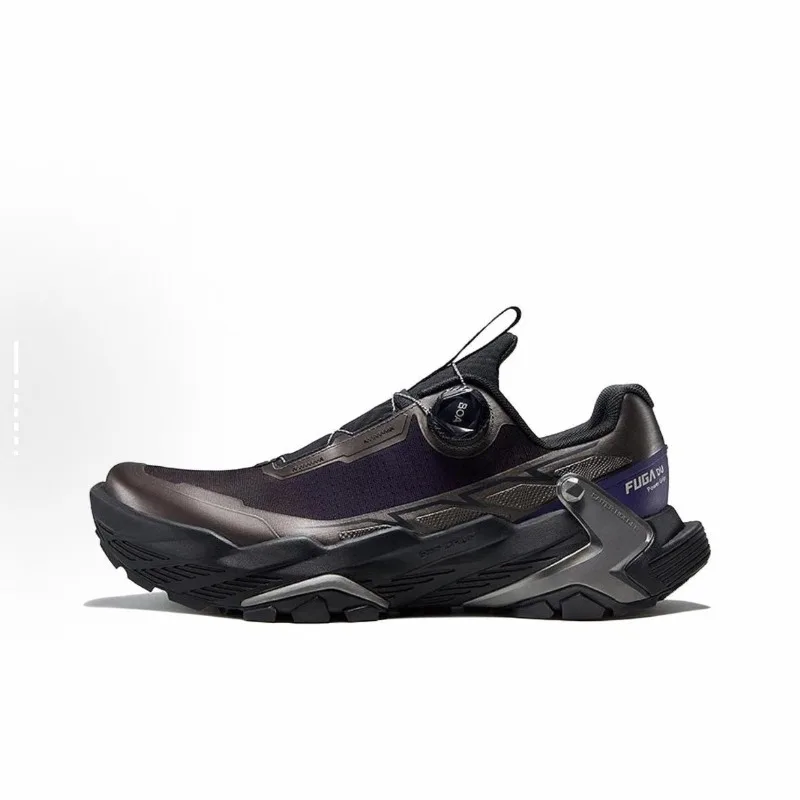 Good Quality Couples Trail Running Shoes Rotating Buckle Trekking Sneakers for Unisex Anti Slip Outdoor Hiking Shoe Men Women