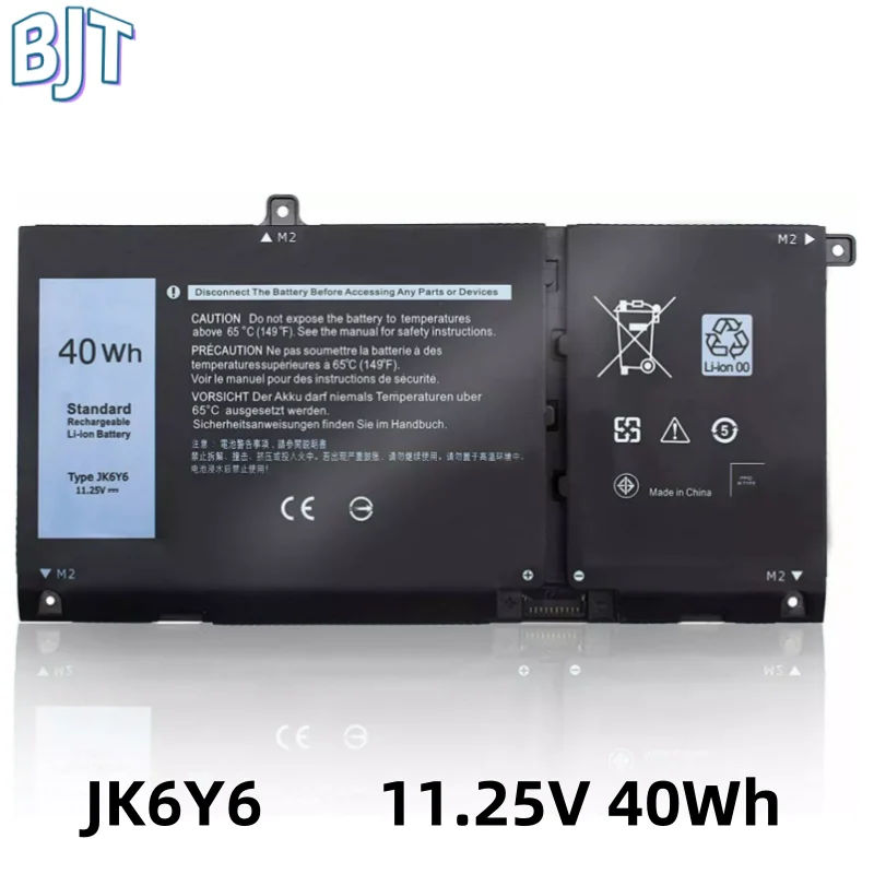 New 11.25V 40Wh JK6Y6 Laptop Battery For Dell Latitude 3410 3510 Inspiron 5301 5400 5406 5502 P129G P130G C5KG6 5NDNH CF5RH