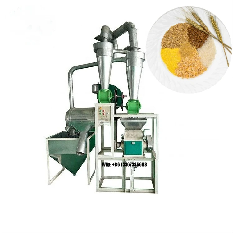 آلة طحن دقيق الذرة/آلات معالجة الحبوب مطحنة الحبوب عالية الجودة الهندية 200 كجم/ساعة 10.5 كيلو واط دقيق فائق النعومة #1
