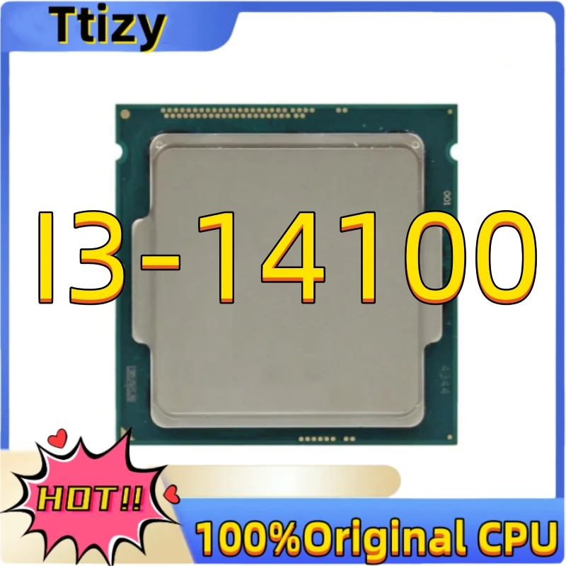 Perfect test i3 14100 CPU official edition 4 core 8 thread frequency 3.5 TB