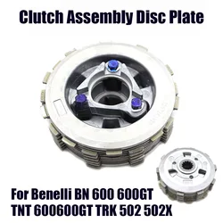 For Benelli BN 600 600GT TNT 600 600GT TRK 502 TRK 502X Leoncino500 Stels TNT600GT Motorcycle Engine Clutch Assembly Disc kits