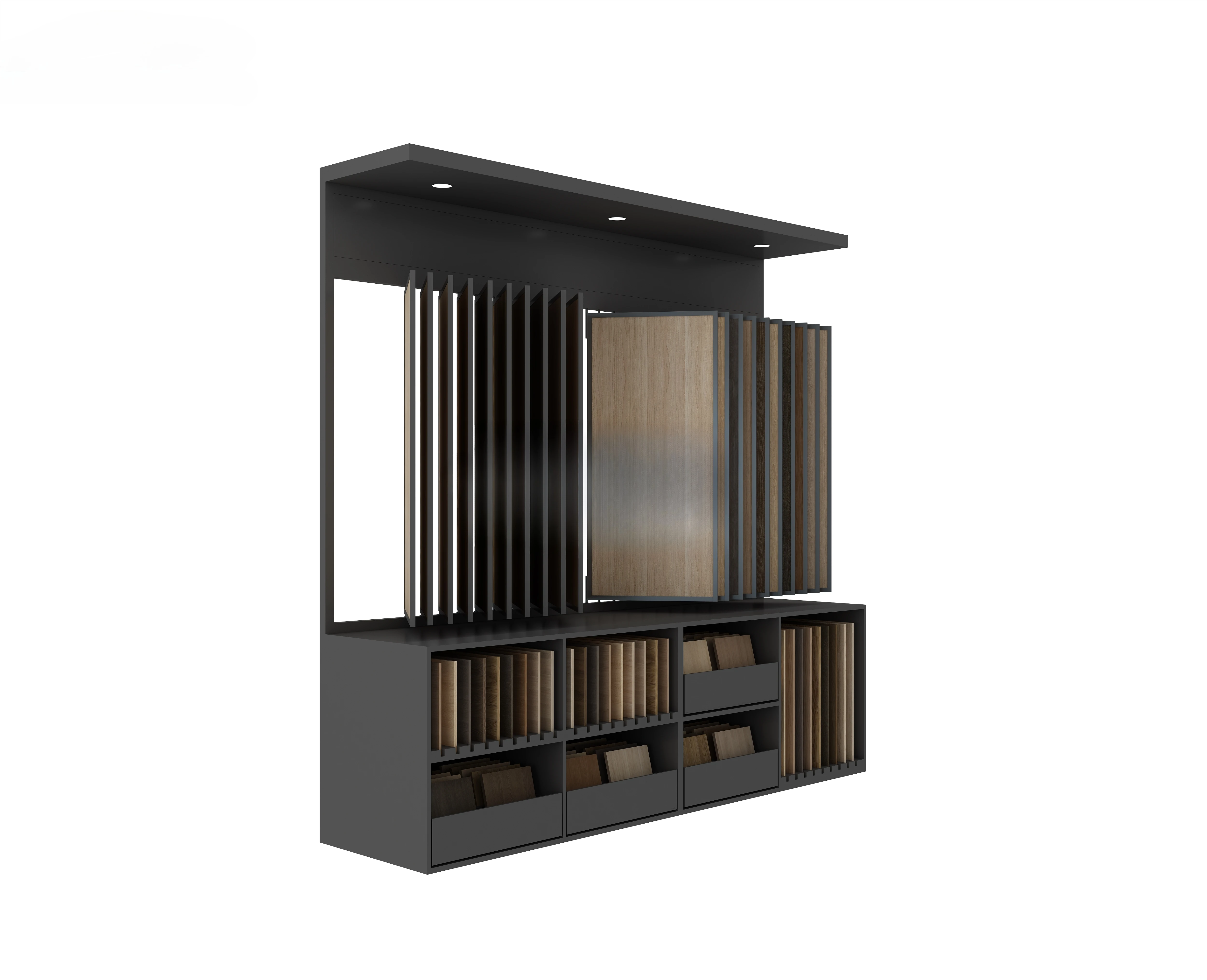 &c Modular Tile Display Combo System | Flipping Page  Slide Out Drawer Rack for Efficient Stone Sample Organization  Factory