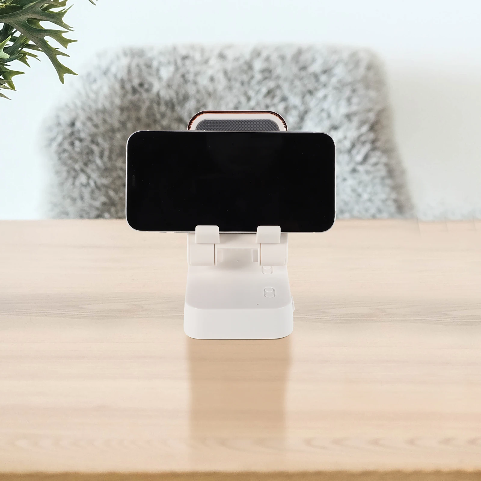 

Wireless Speaker Phone Stand Foldable Cell Sound Amplifier Adjustable Office Desk Accessories Chair Holder Portable Plastic