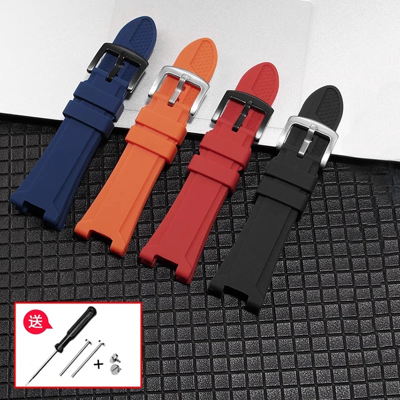 Per Casio cinturino orologio RRG240 PRG-240 PRG-130Y/T PRW-1500 cinturino in gomma siliconica impermeabile accessori per orologi
