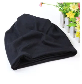 Cotton Knitted Cap for Girls Women Men Solid Children Scarf Kids Hat Slouchy Beanie