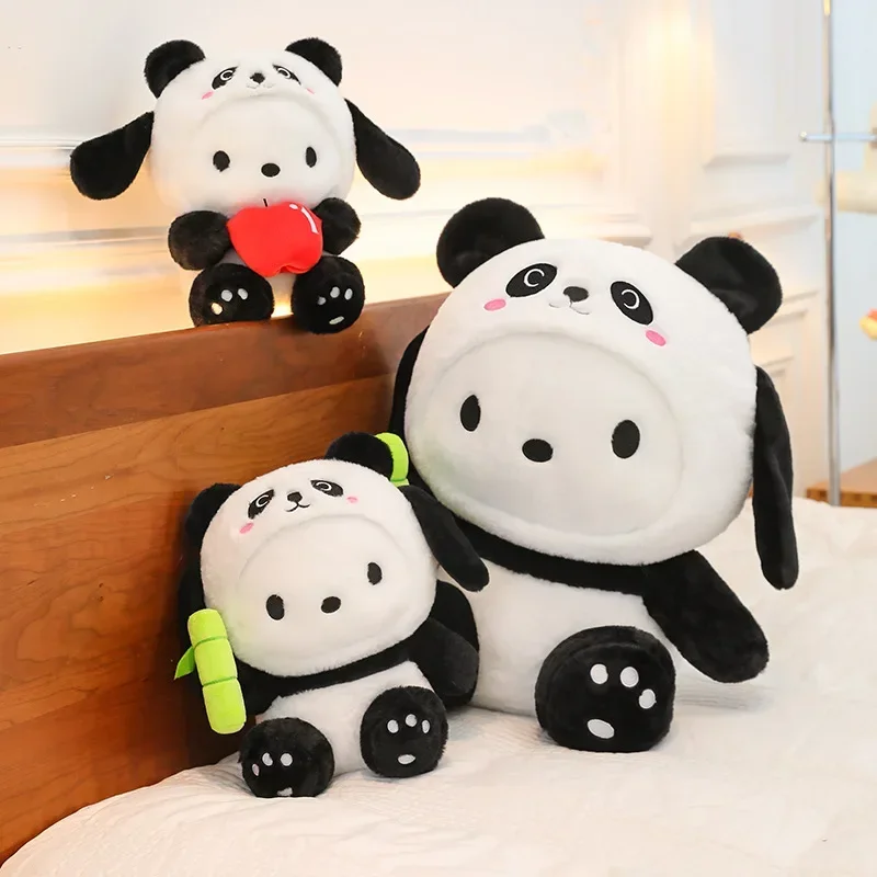 

Sanrio Plush Stuffed Panda Pacha Dog Soft Children's Companion Gift Plush Pillow Girl Cloth Doll Birthday Gift Christmas Gift
