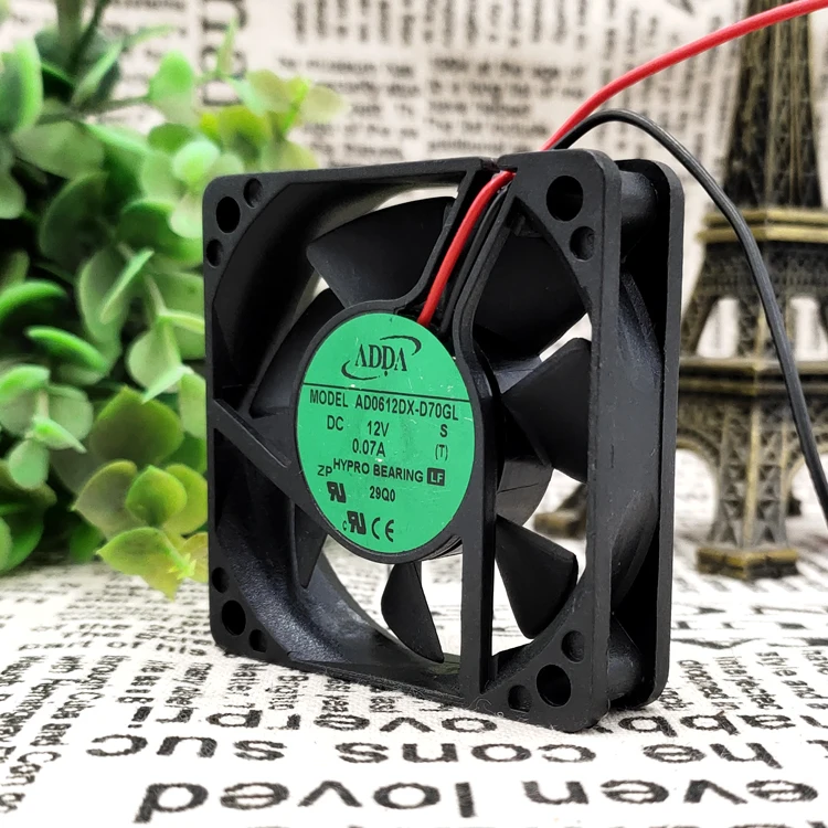 

AD0612DX-D70GL 6010 DC12V 0.07A 2WIRES 6 CM COOLING FAN