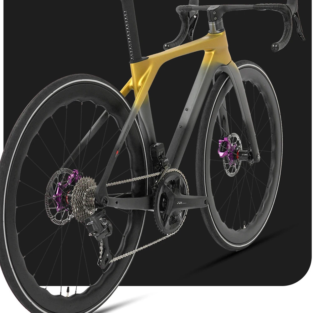 T10Pro 700X28 الكربون اللاسلكية الطريق الدراجة WheelTop EDS TX 2X12S الإلكترونية شيفتر سباق الدراجات مع 4 مكابح الهيدروليكية