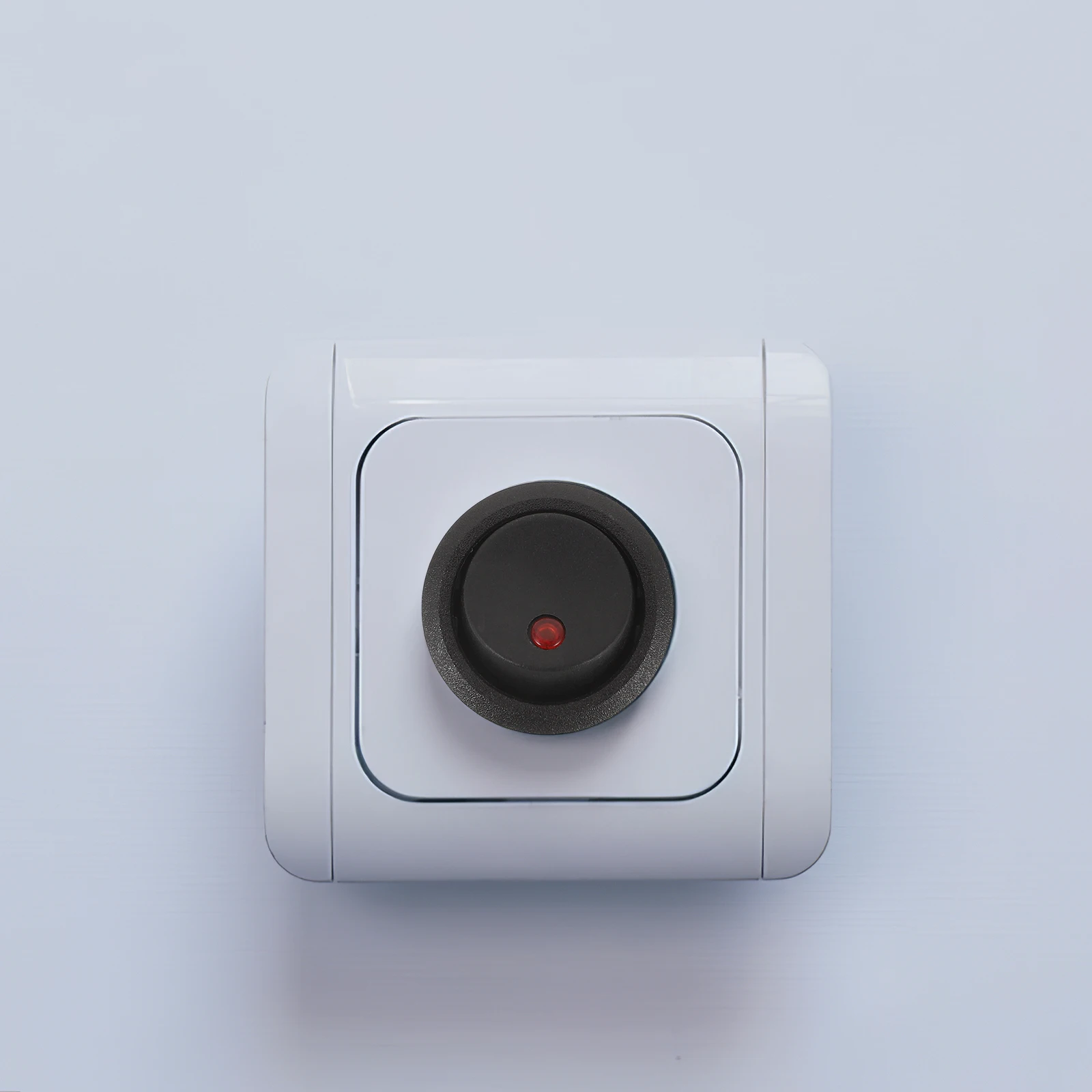 

Black Red Light Button Switch Easy Operation RV Accessory Sleek Design Indicator Toggle Switch for Car UTV Trailer Camper