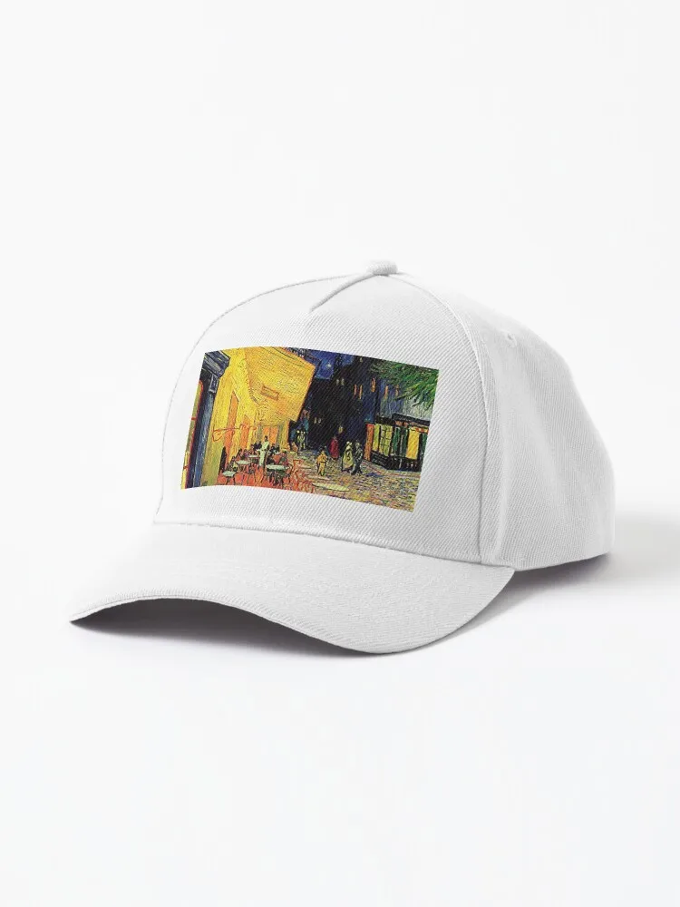 The Cafe Terrace On The Place Du Forum, Arles, At Night, Vincent Van Gogh Cap For Unisex Adult Outdoor Casual Sun Baseball Caps